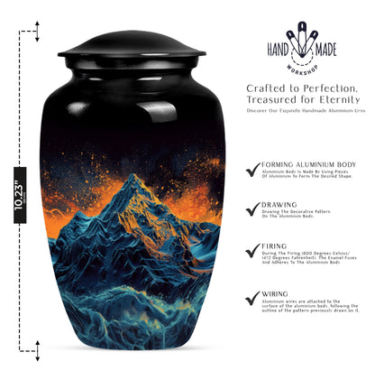 10-inch Classic Mountains Urn.
