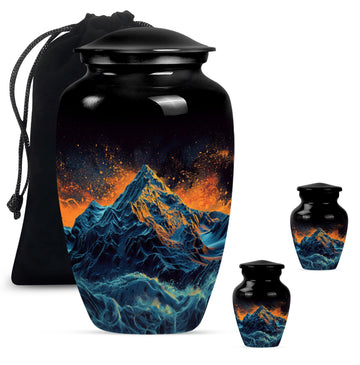 Large Urn with 2 Mini Urn