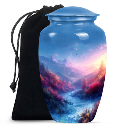 mountains urn for human ashes