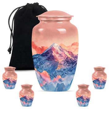 Large Urn with 4 Small Urn