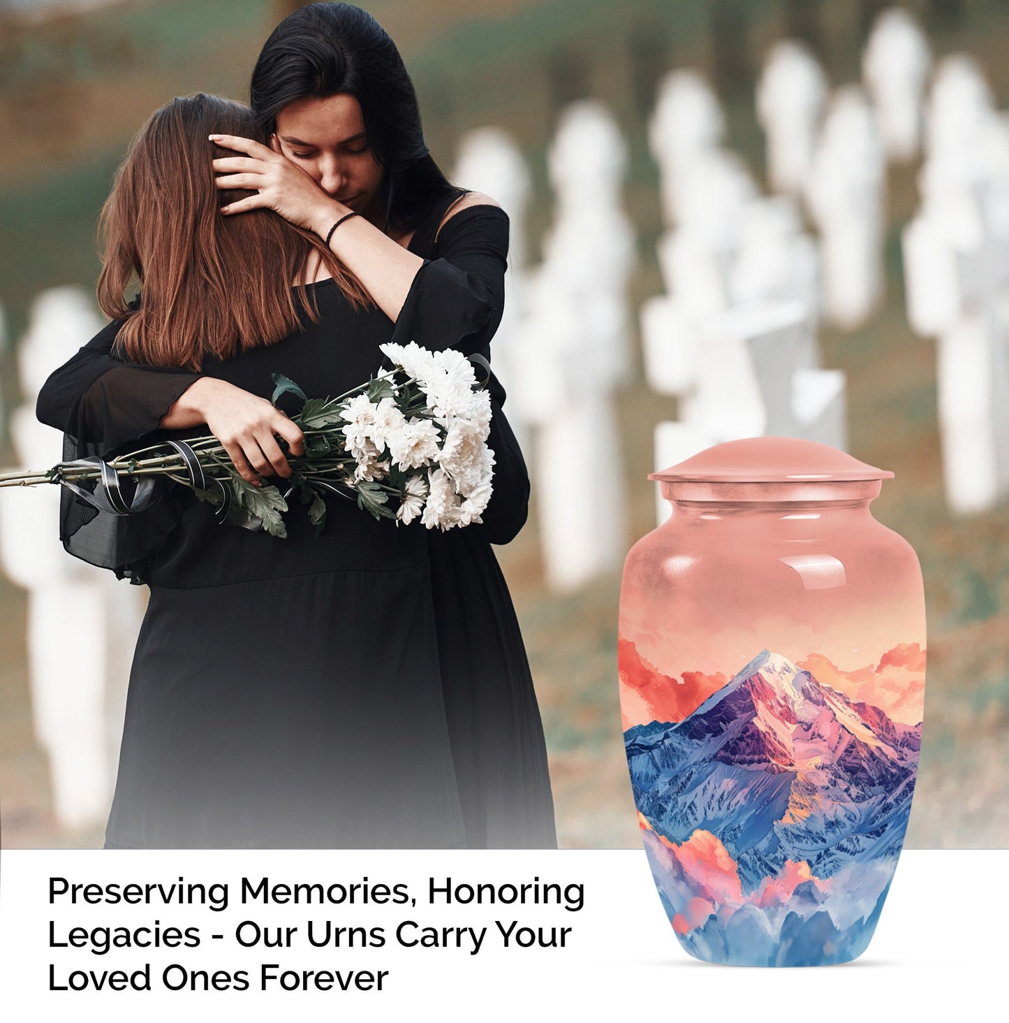 10-inch Classic mountains Urn.