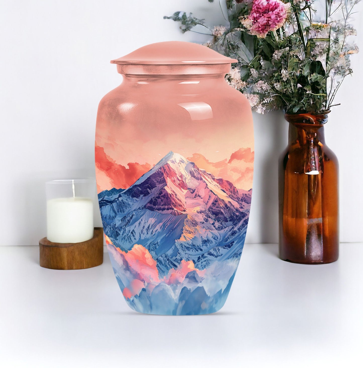 10-inch Classic mountains Urn.