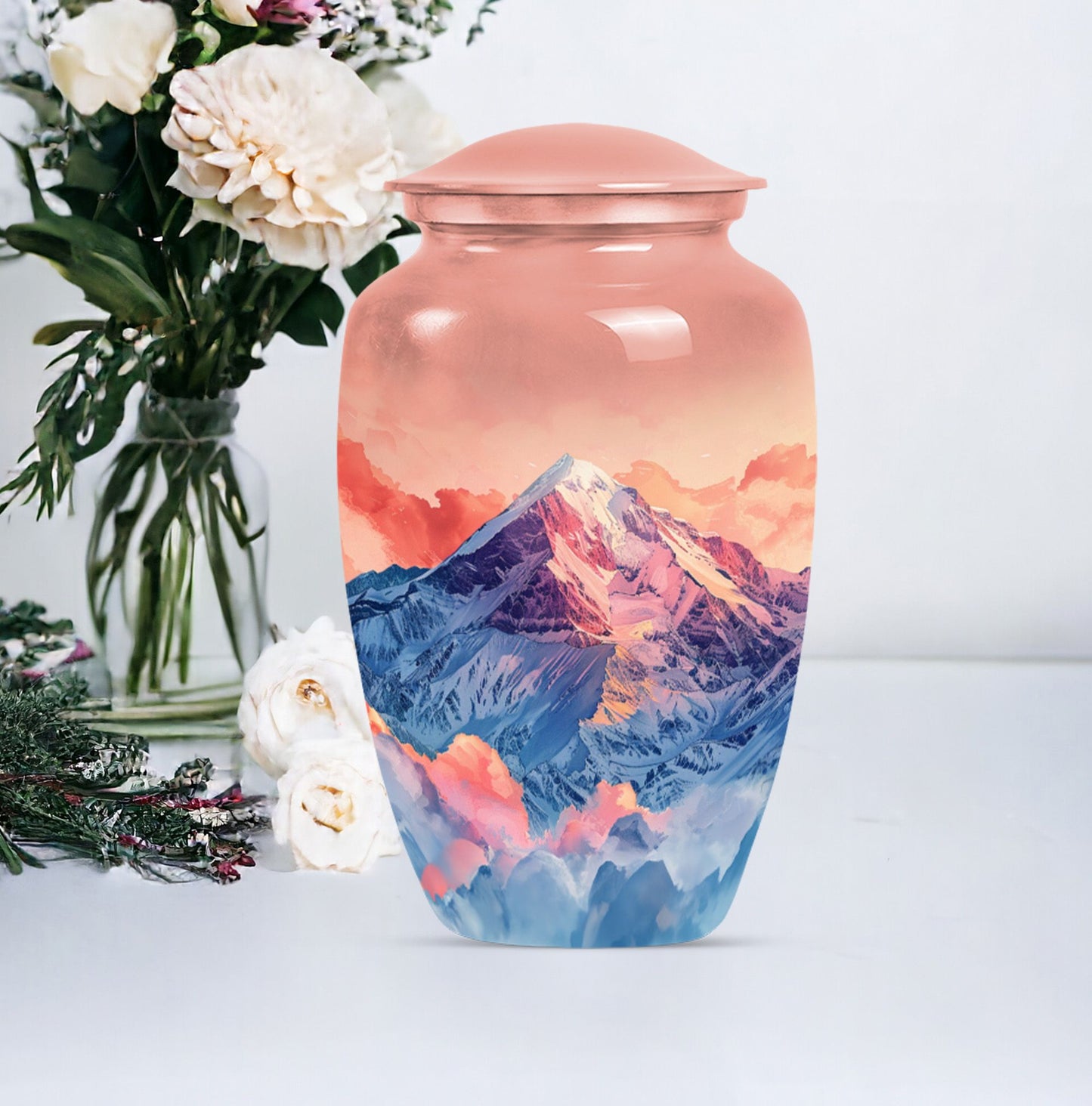10-inch Classic mountains Urn.
