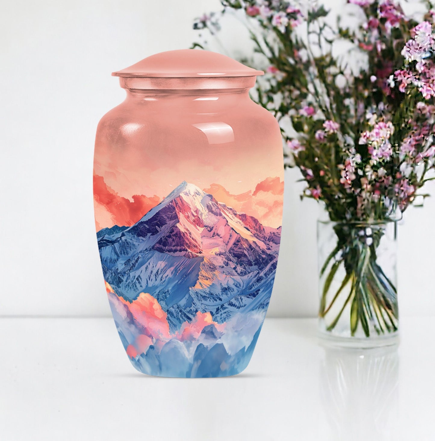 10-inch Classic mountains Urn.