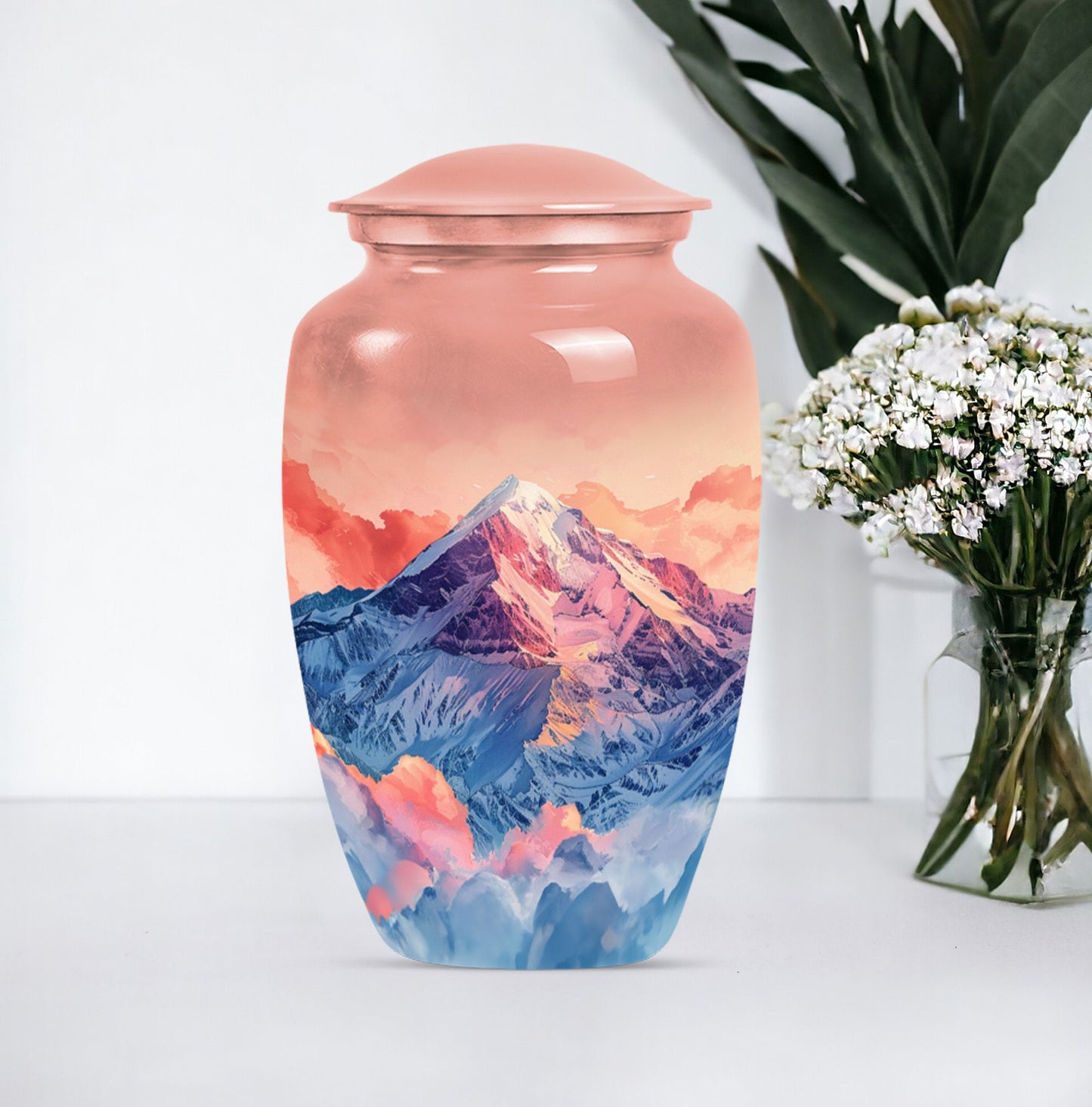 10-inch Classic mountains Urn.
