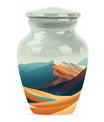 Mountains Urn Keepsake For Ashes Funeral, Ashes Memorial Urn