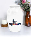 classic abstract design father urn