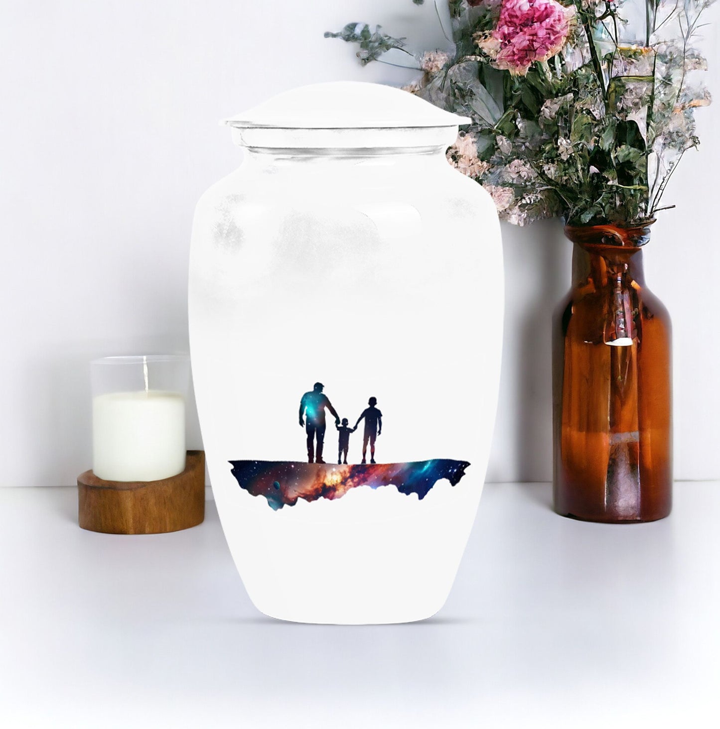 classic abstract design father urn