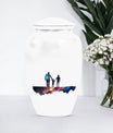 classic abstract design father urn