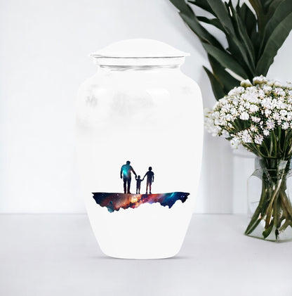 classic abstract design father urn