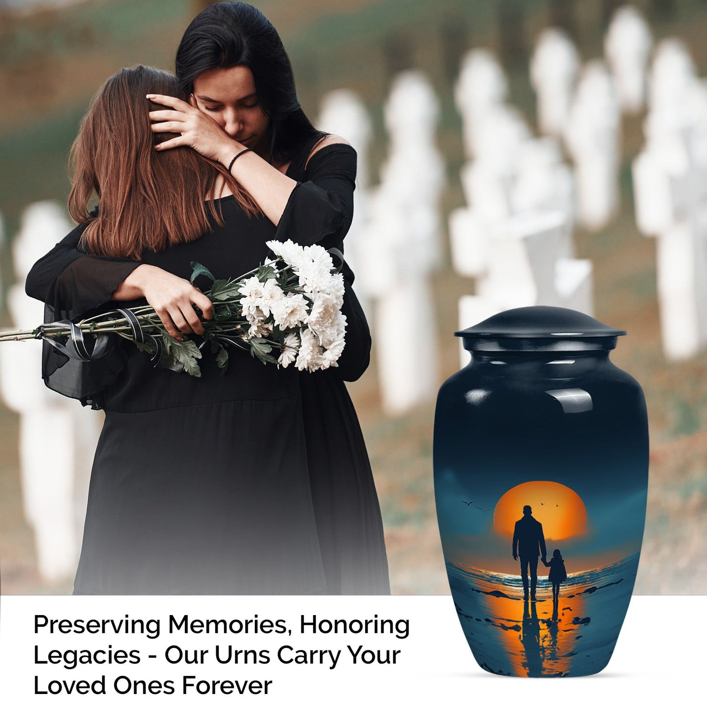 Father Urn for Human Ashes