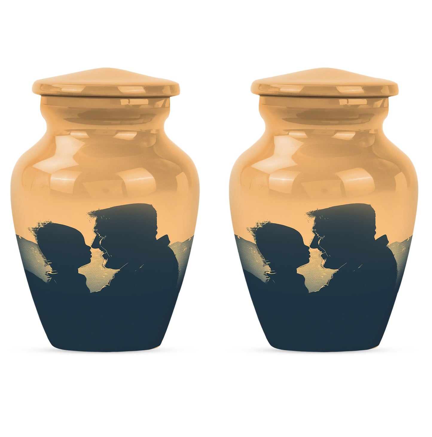 Personalized Father Memorial Urn for Human Ashes - 10-inch, 200 cu in - Yatskia