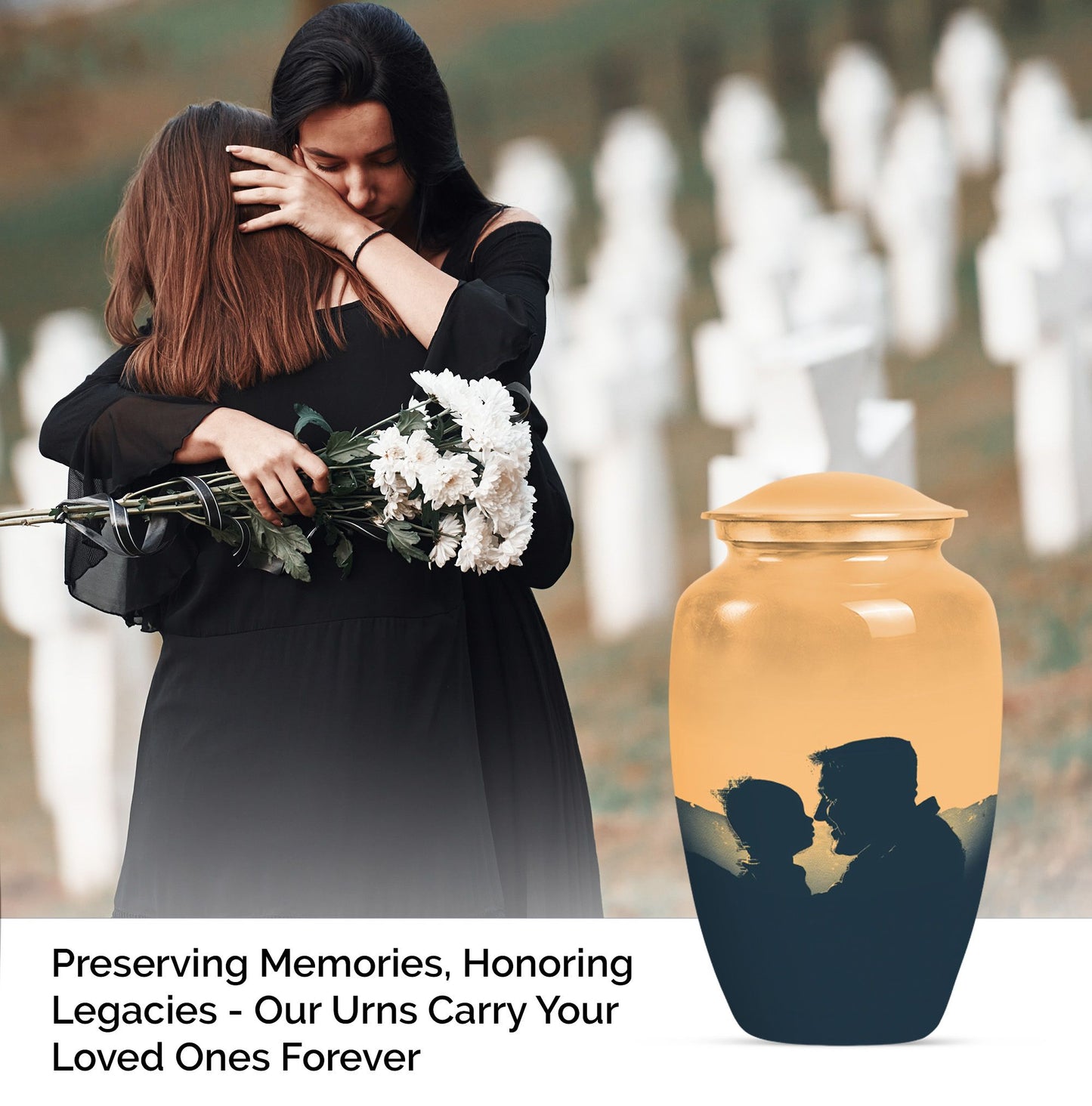 10-inch classic father urn/