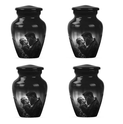 10-inch classic aluminum father urn, funeral urn.