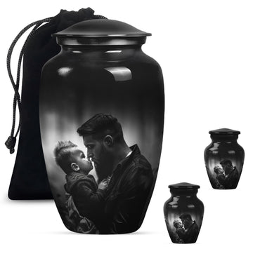 Large Urn with 2 Mini Urn