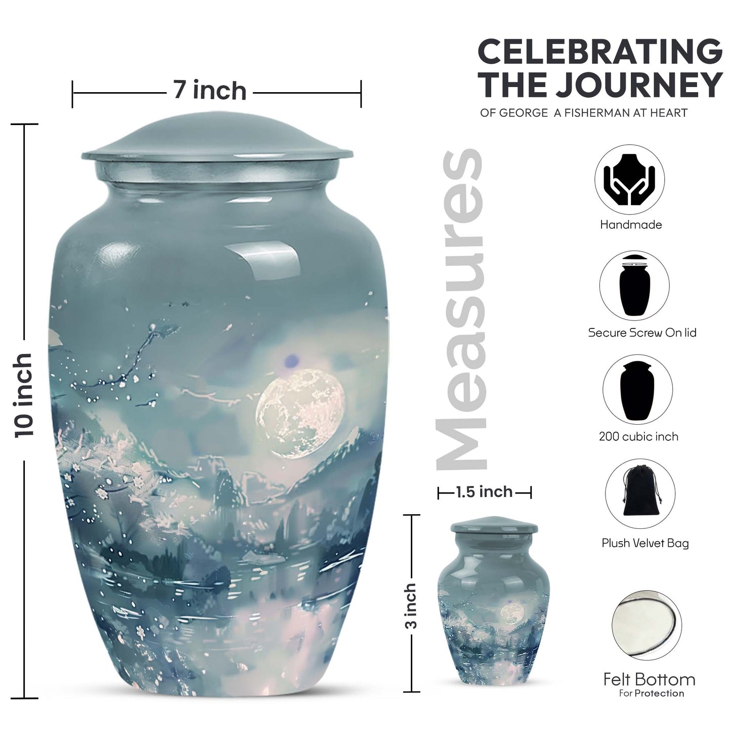 Classic Lunar Urn