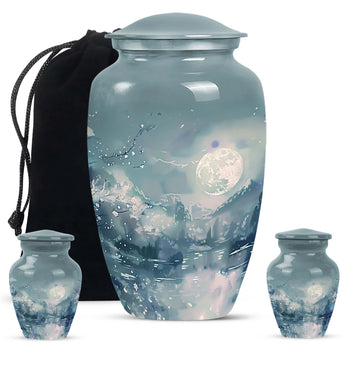 Large Urn with 2 Mini Urn