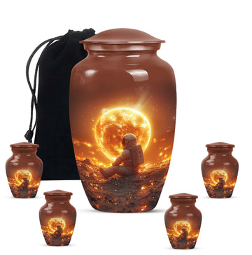 Large Urn with 4 Small Urn