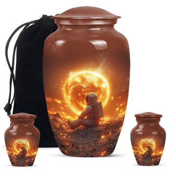 Large Urn with 2 Mini Urn