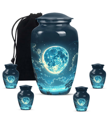 Large Urn with 4 Small Urn