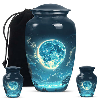 Large Urn with 2 Mini Urn