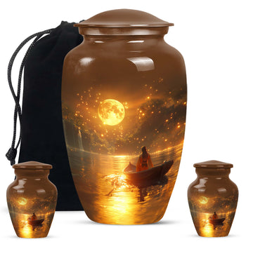 Large Urn with 2 Mini Urn