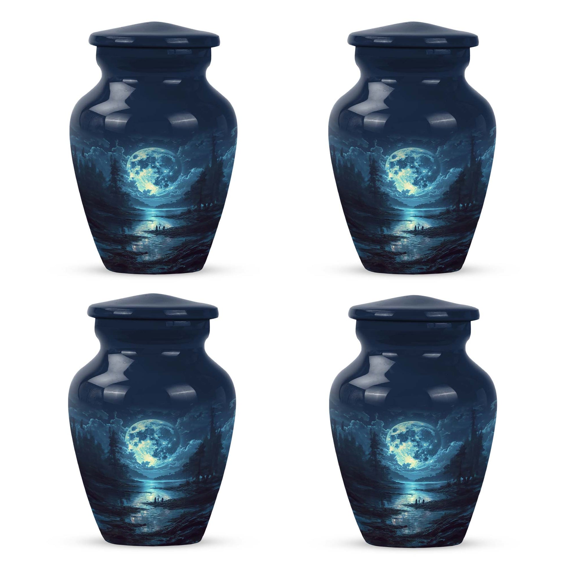 Lunar Small Urn Funeral, Ashes Cremation Urn