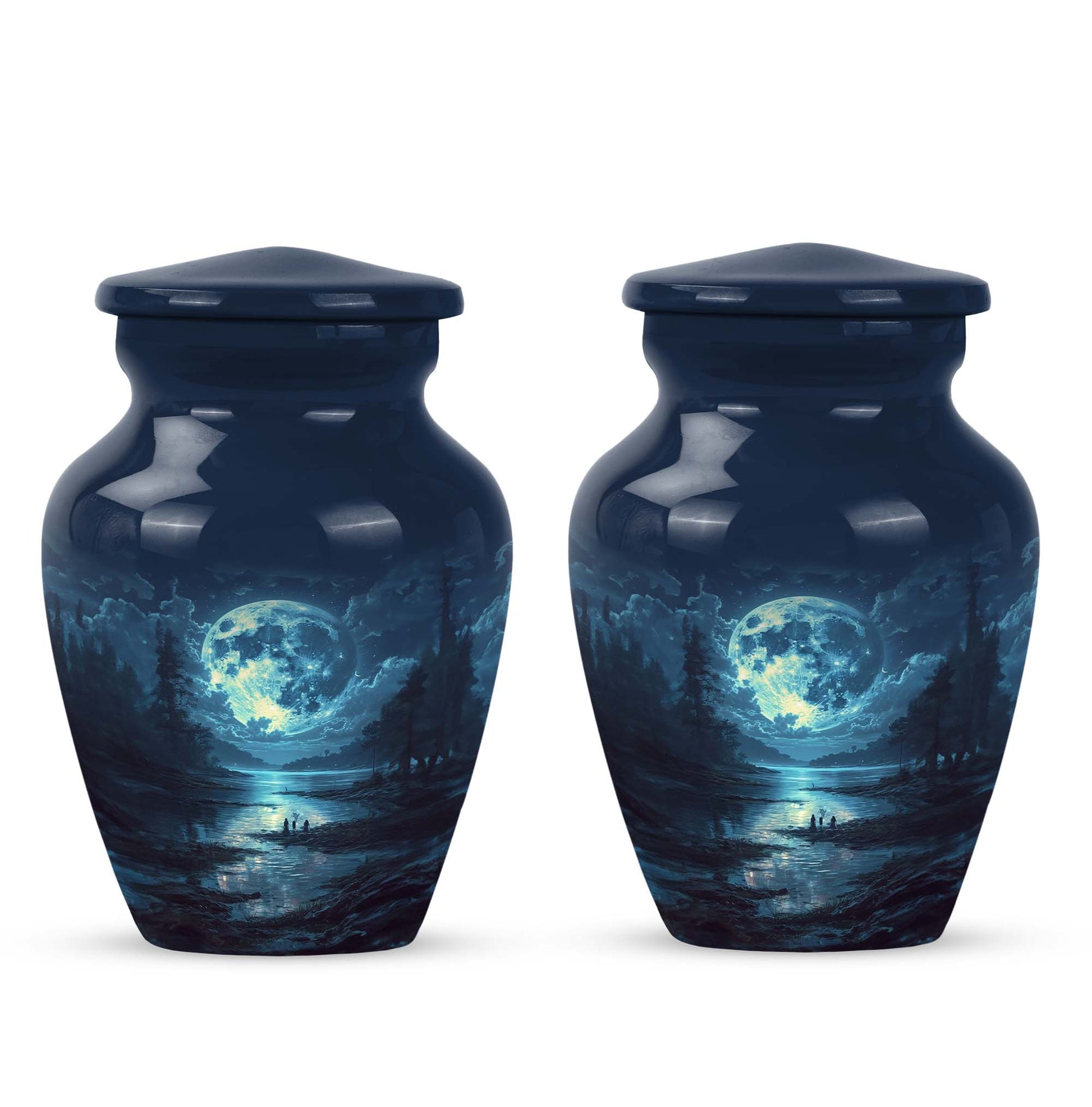 Lunar Small Urn Funeral, Ashes Cremation Urn