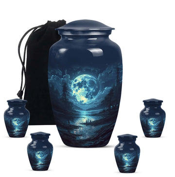 Large Urn with 4 Small Urn