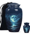 Lunar Small Urn Funeral, Ashes Cremation Urn