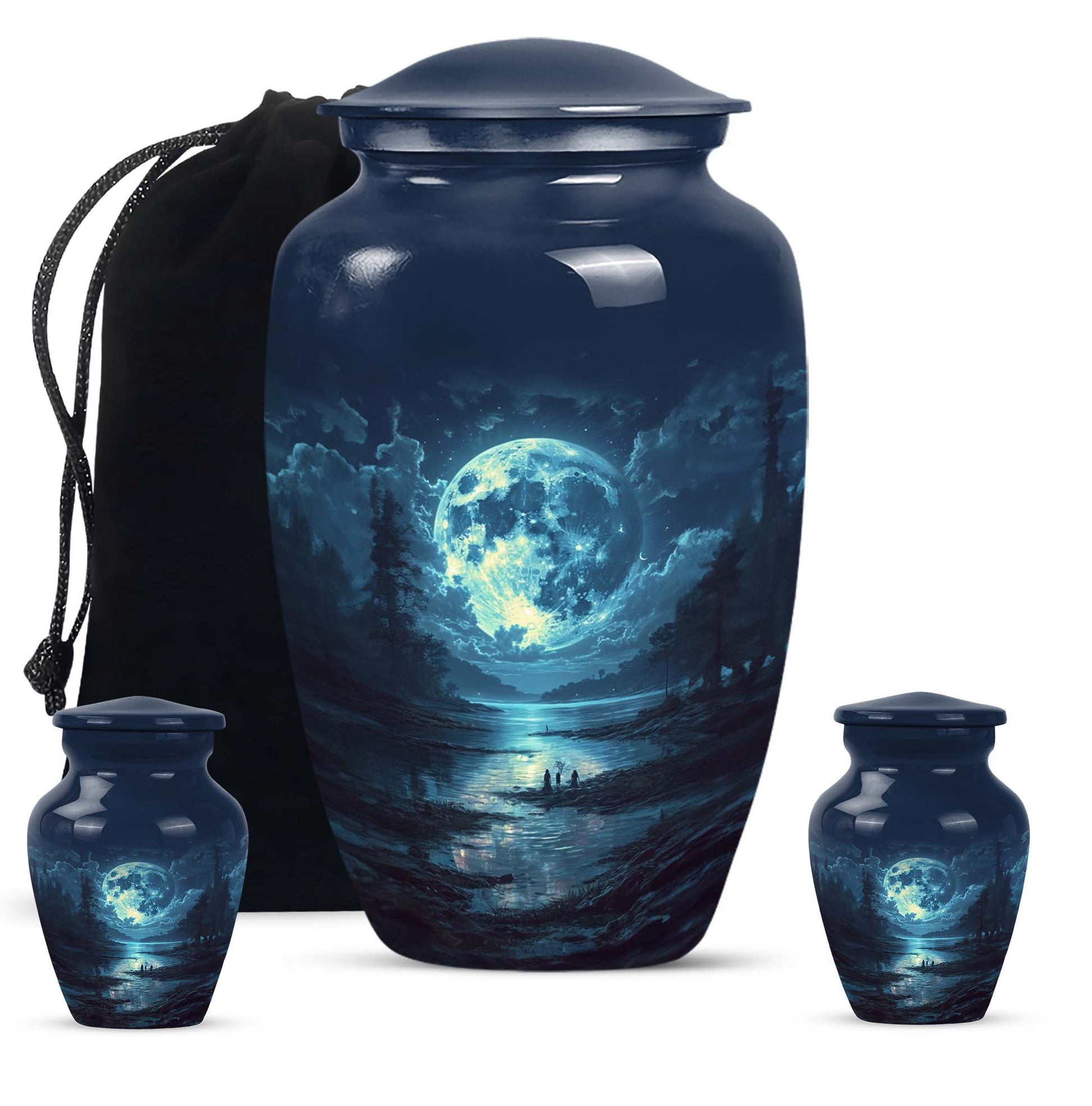 Lunar Small Urn Funeral, Ashes Cremation Urn