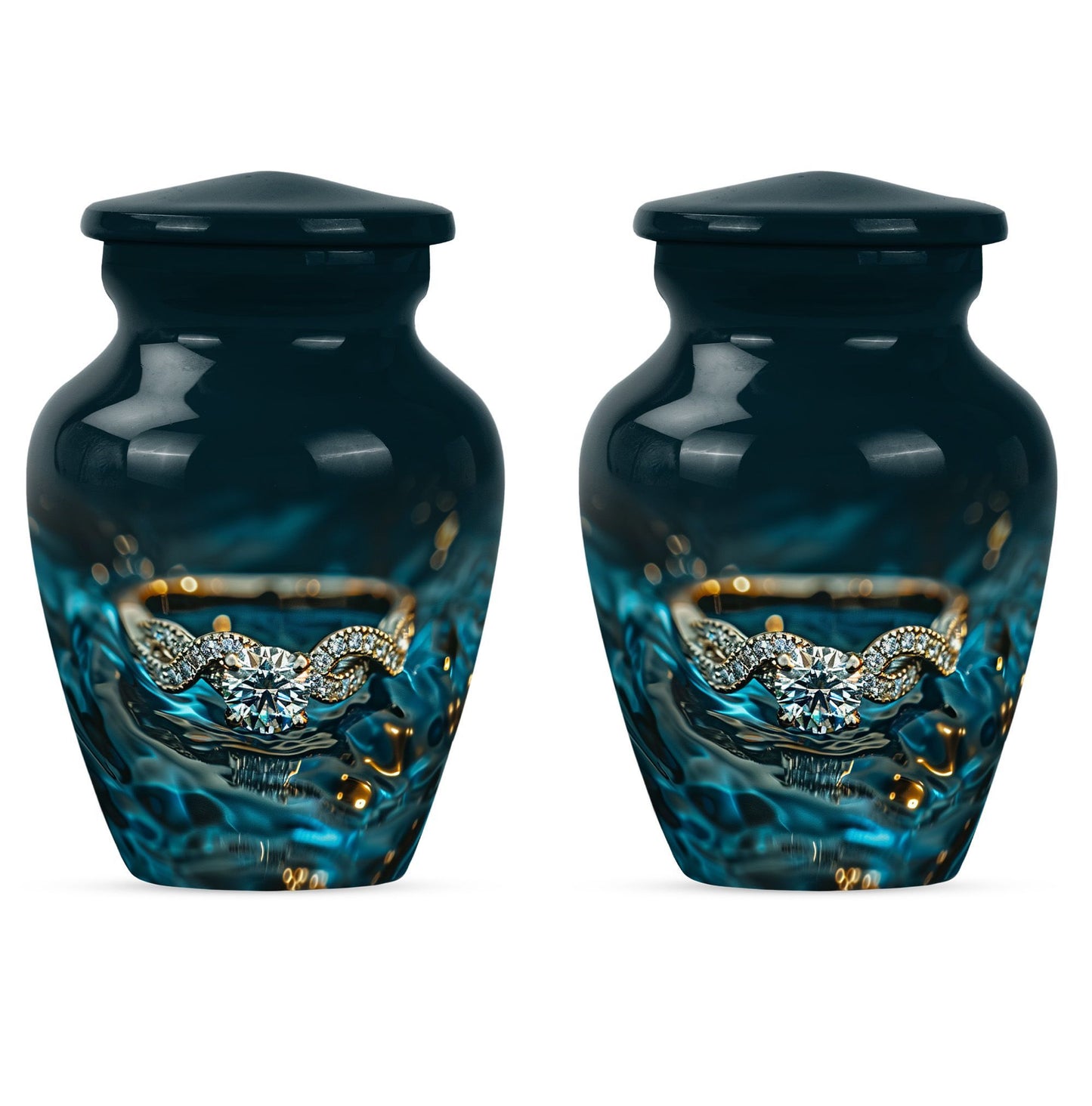 Ring Urn for ashes.