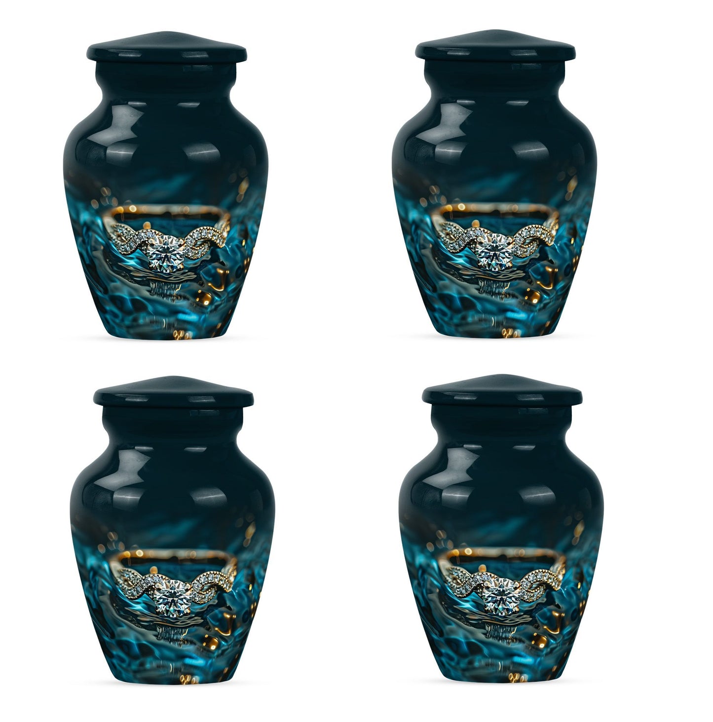 Ring Urn for ashes.