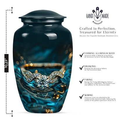 Ring Urn for ashes.