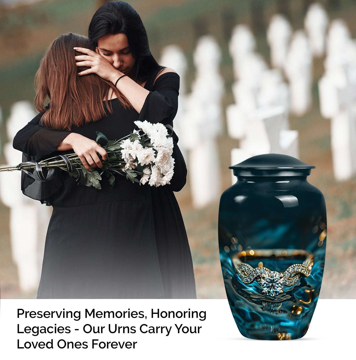 Ring Urn for ashes.