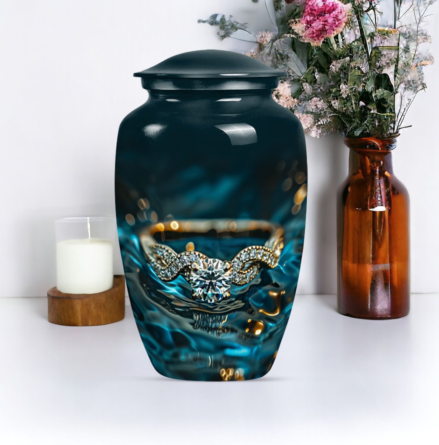 Ring Urn for ashes.