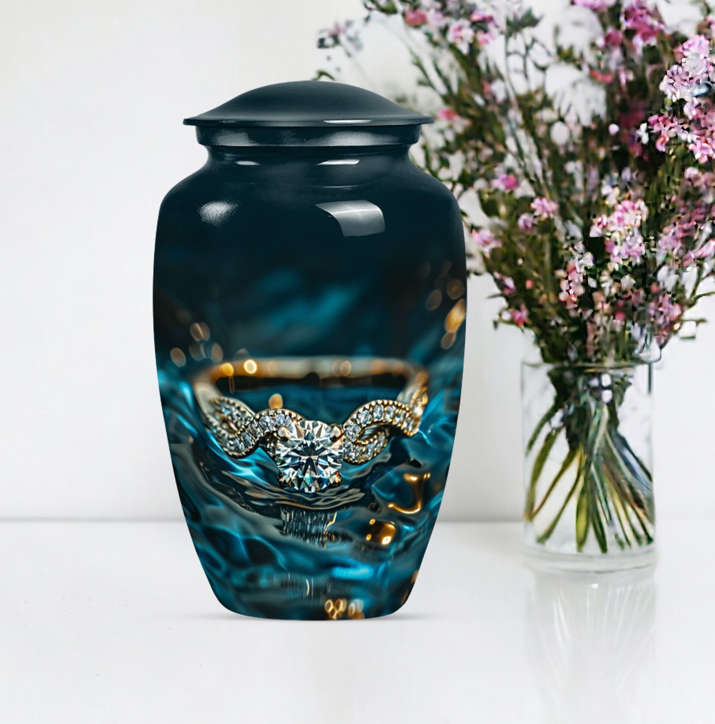Ring Urn for ashes.