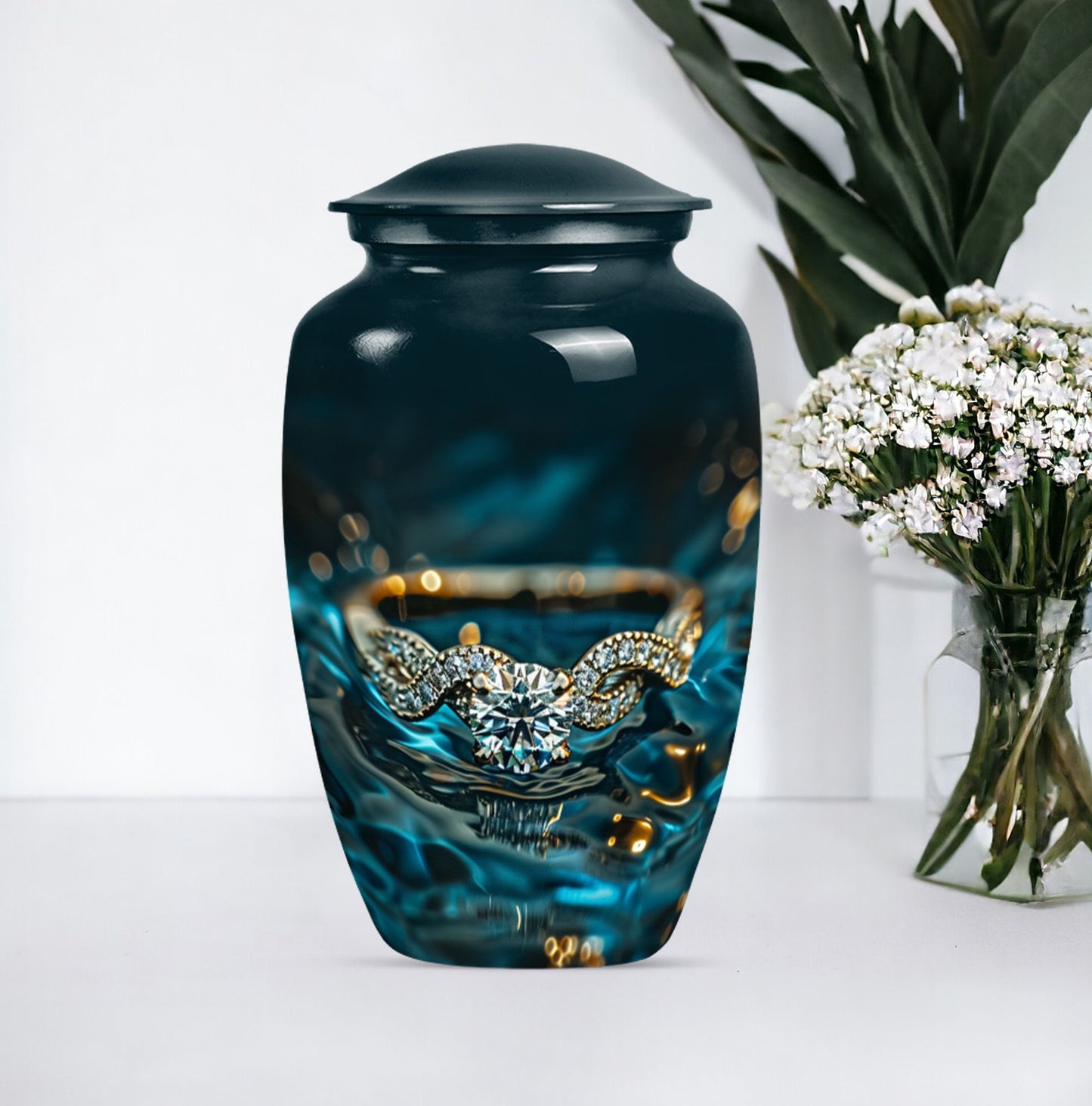 Ring Urn for ashes.