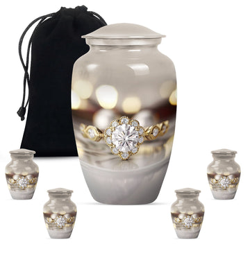 Large Urn with 4 Small Urn