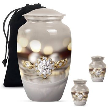 Large Urn with 2 Mini Urn