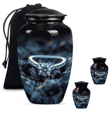 Large Urn with 2 Mini Urn