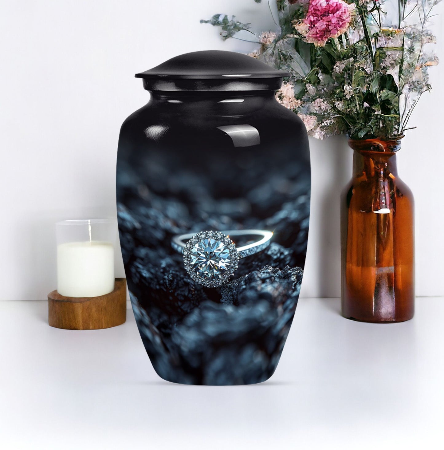 10-inch Classic Ring Urn perfect for cremation ashes
