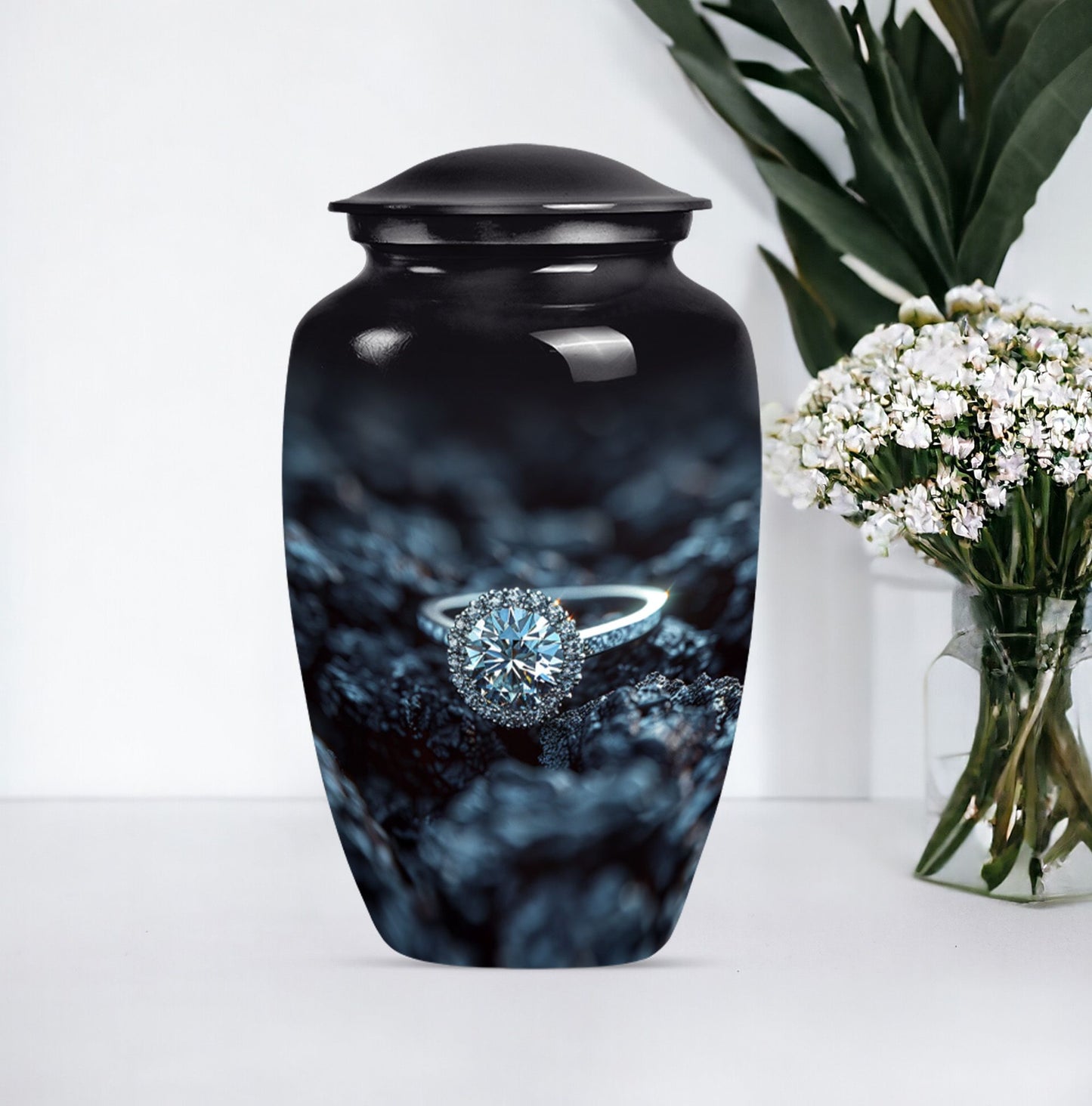 10-inch Classic Ring Urn perfect for cremation ashes