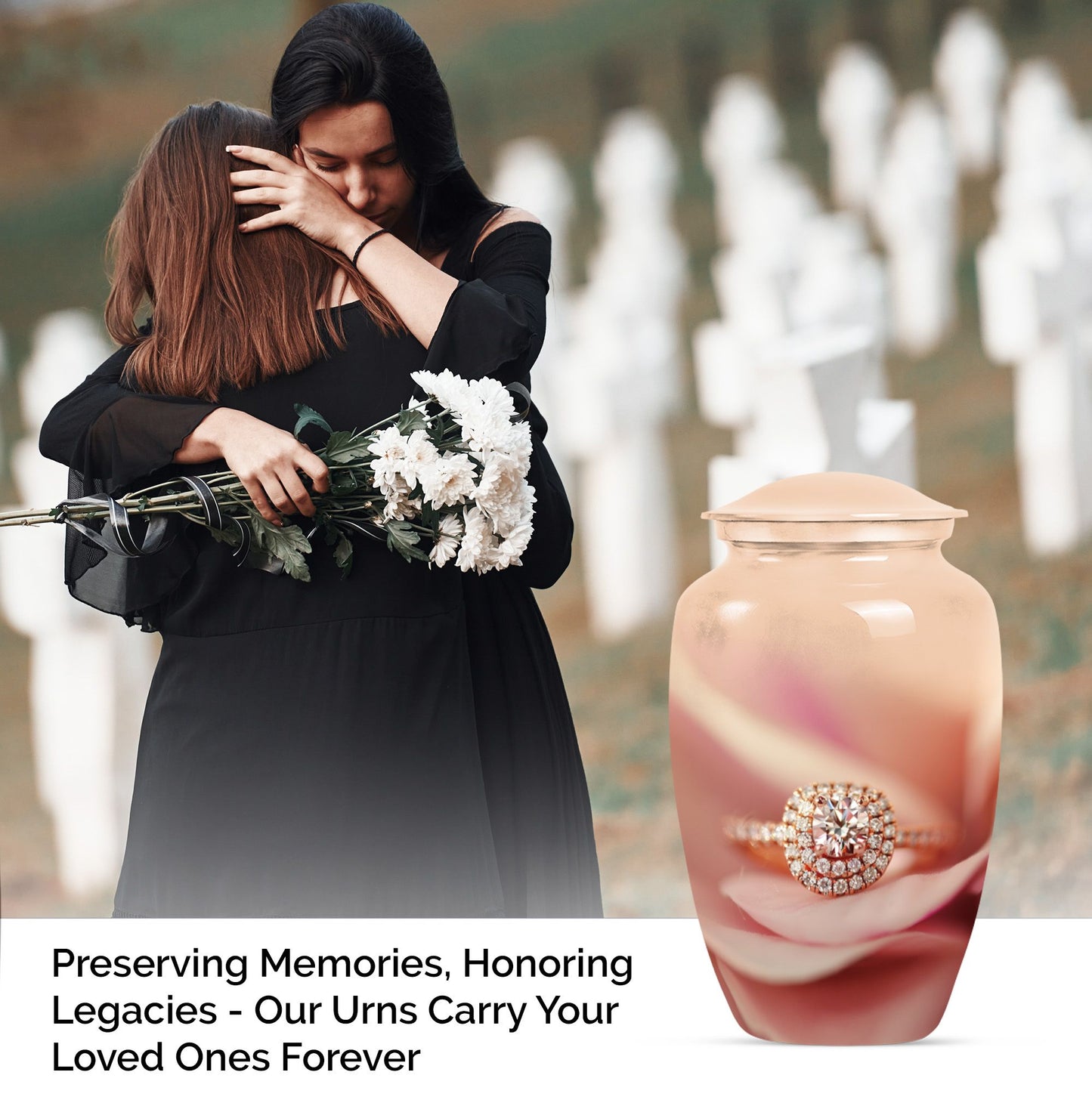 Classic Ring Urn for dad's ashes.