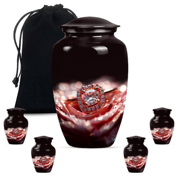 Large Urn with 4 Small Urn