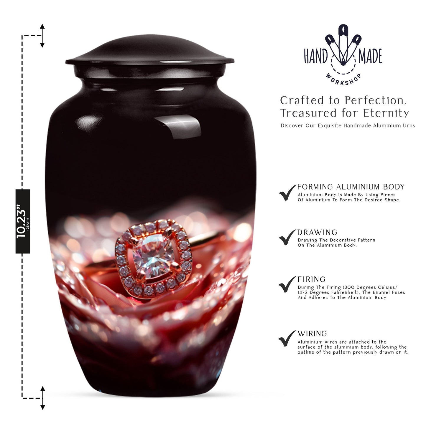 ring urn for mom's ashes.