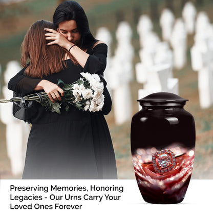 ring urn for mom's ashes.
