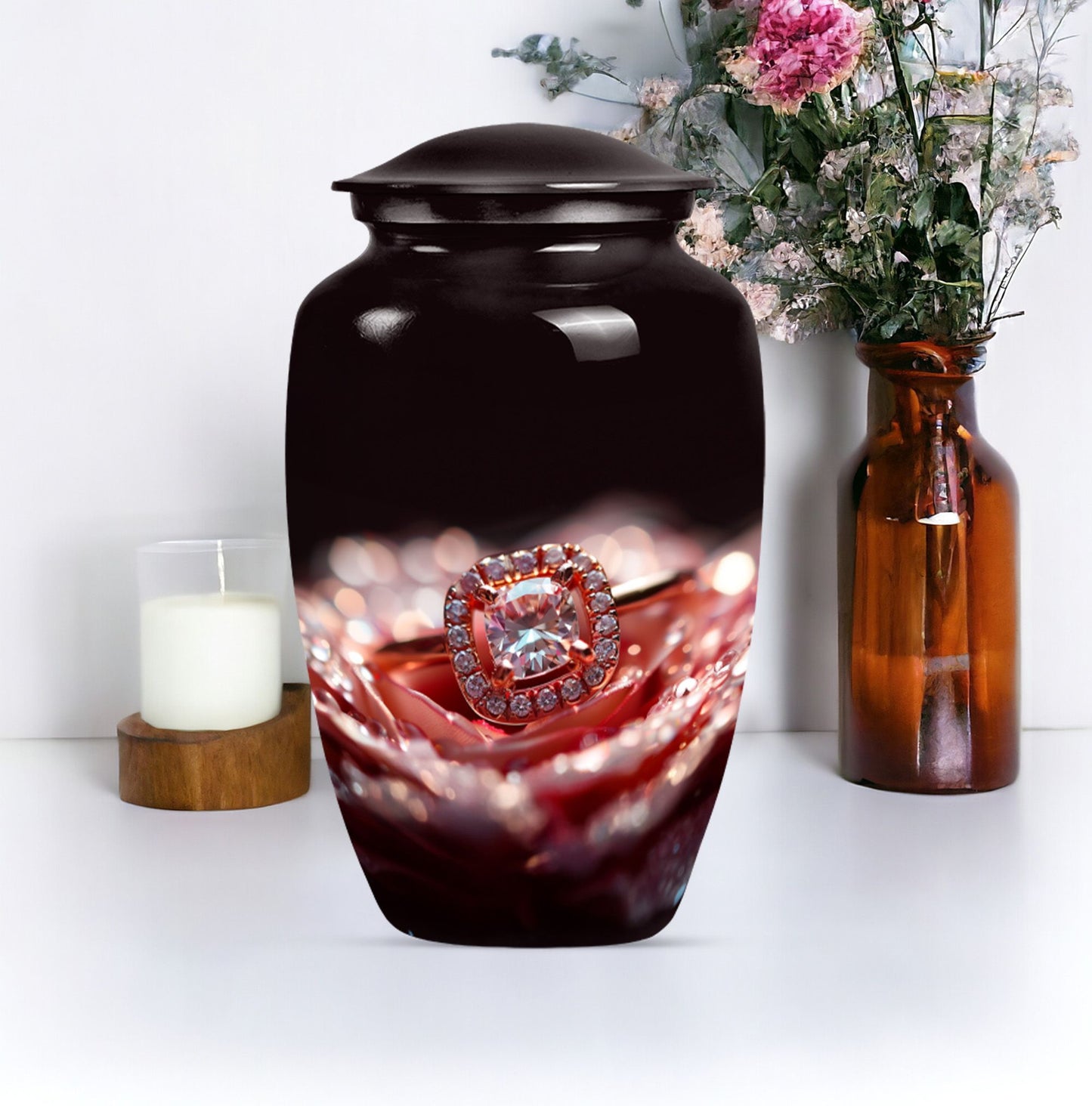 ring urn for mom's ashes.