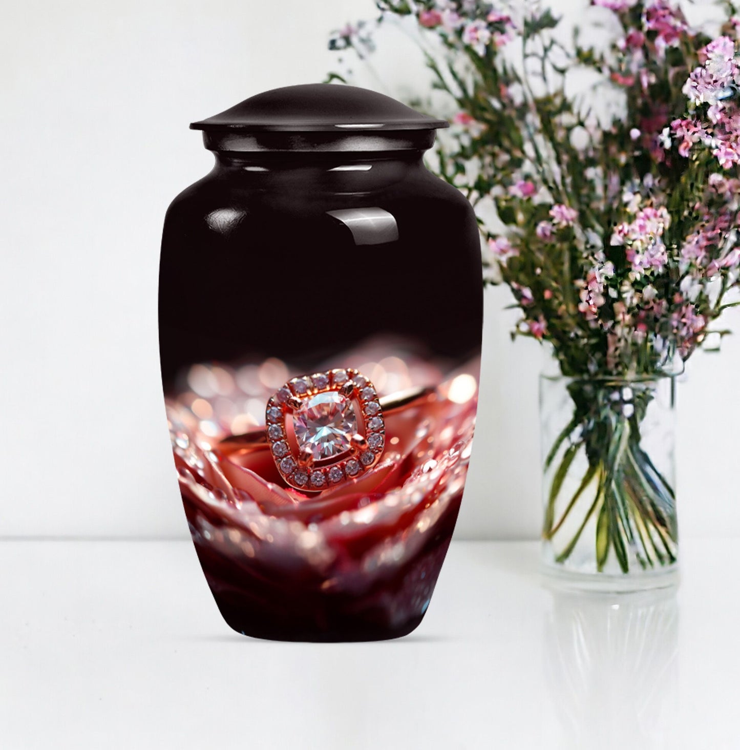 ring urn for mom's ashes.