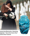 Classic Ring Urn, large memorial urn for men's ashes.